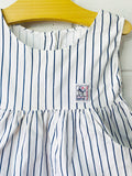 Vintage Nautical Stripe Dress, 12-24 months