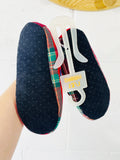 Plaid Slippers, size 13