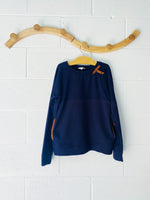 Jacadi Navy Bow Sweatshirt, 12 years