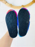 Colourful Felted Wool Booties, size 6