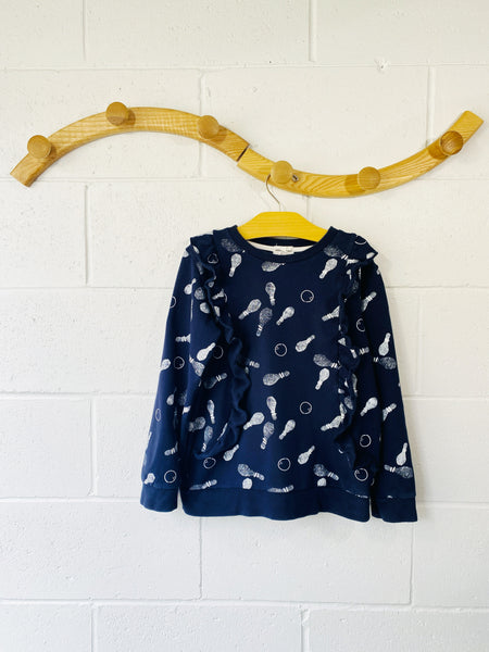 Navy Bowling Sweatshirt, 7-8 years