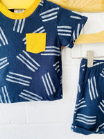 Charcoal Lines Summer Set, 6 months