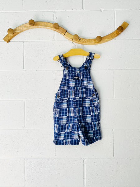 Blues Plaid Shortalls, 4 years