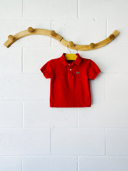 Lacoste Red Polo Shirt, 4 years
