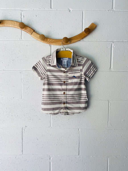 Swordfish Short Sleeve Button Up, 2 years