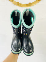 Bogs Charcoal Sparkle Pegasus Winter Boots, size 13