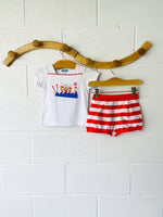 Jacadi Synchronized Swimming Tee + Bloomers, 3 years (36 months)
