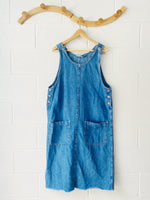 Vintage Denim Dress, Women's LG