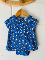 Abstract Shapes Romper, 3-6 months