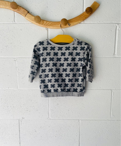 Criss Cross Sweatshirt, 12-18 months