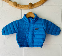 Blue Midweight Puff Jacket, 3 months