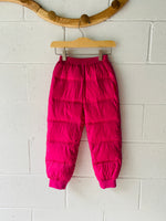 onekid Fuchsia Puff Snow Pants, 4 years