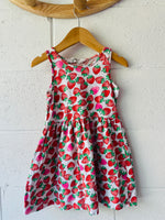 Summer Strawberry Dress, 2-4 years