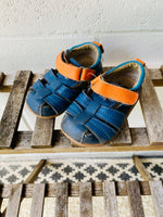 Blue and Orange Sneaker Sandal, size 5