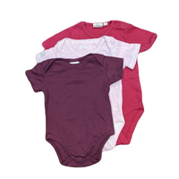 Shades of Pink Onesie Bundle, 3-6 months