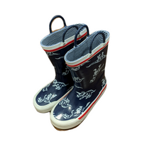 Dino Rainboots, size 10