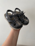 Grey Techsun Wave Sandals, size 9
