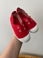 Red Slip Ons, size 7 (23)