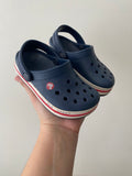 Navy Classic Clogs, size 7 (C7)