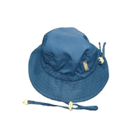 Navy Water Repellent Bucket Hat, 0-6 months (SM)