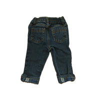 Plaid Cuff Jeans, 6-12 months