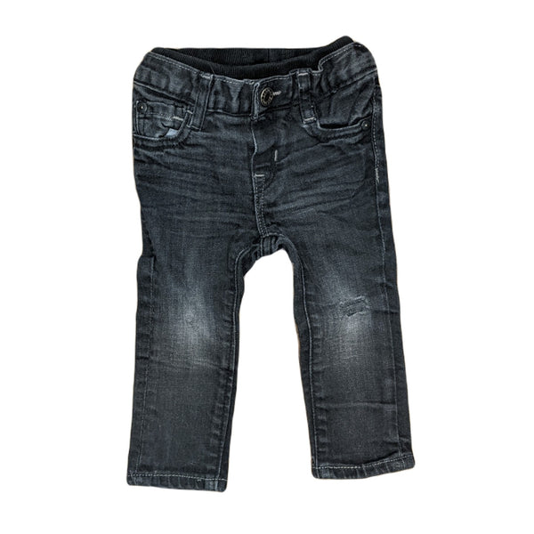 Distressed Denim Skinny Jeans, 6-12 months