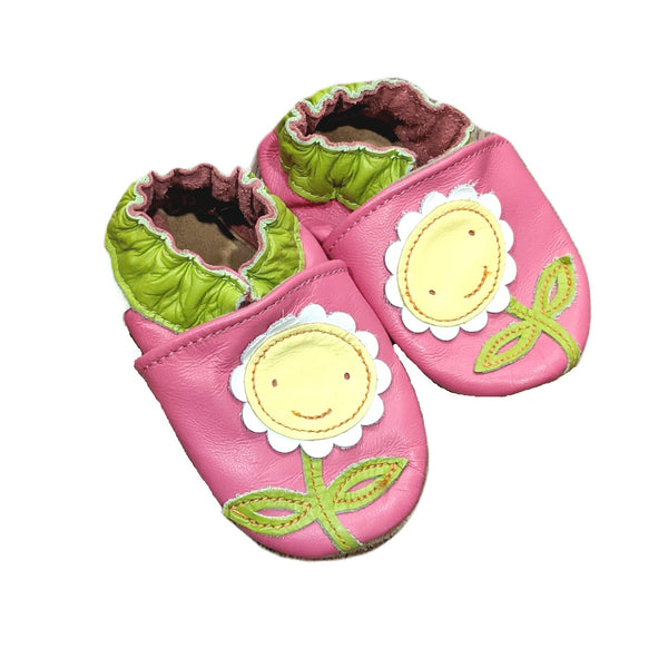Robeez Lazy Daisy Soft Soles, 0-6 months