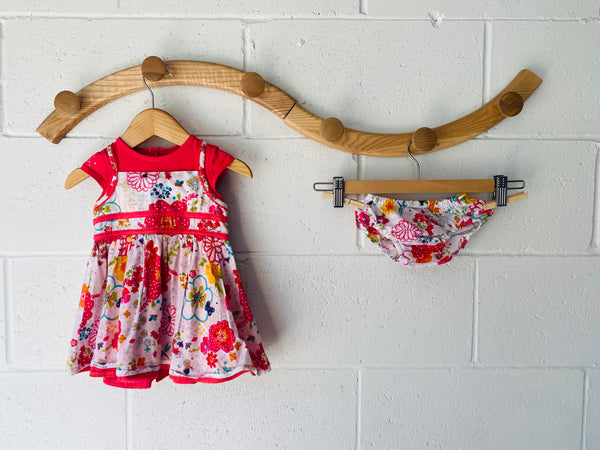 catimini Floral Garden Dress with Bloomers, 6 months (67)