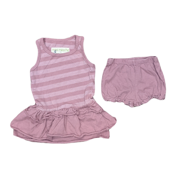 mini mioche Dress with Bloomers, 3-6 months