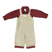 Cozy Cabin Overall Set, 9 months
