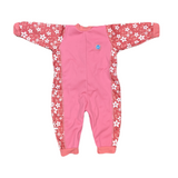 Hot Pink Baby Fleece Lined Wetsuit, 6-12 months (LG)
