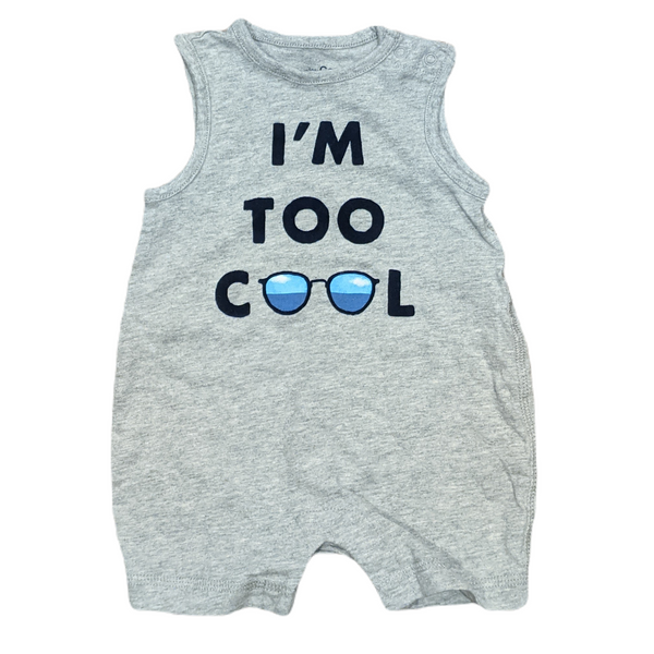 Too Cool Romper, 0-3 months
